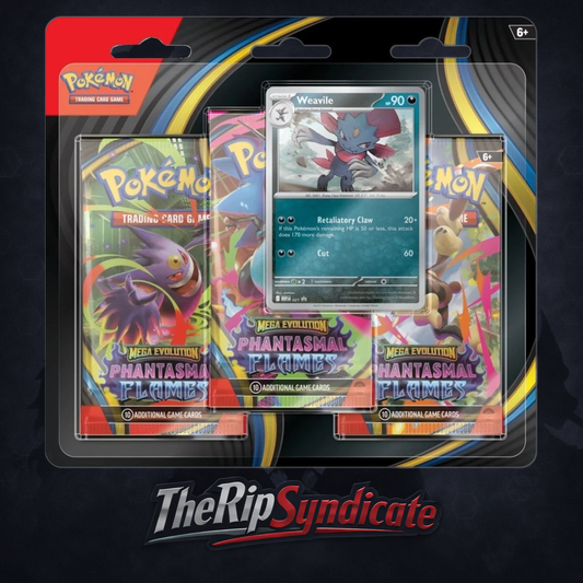 Phantasmal Flames 3 Pack Blister (Weavile)